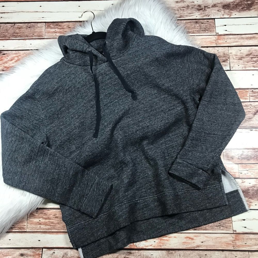 J. Crew Gray Pull Over Hoodie